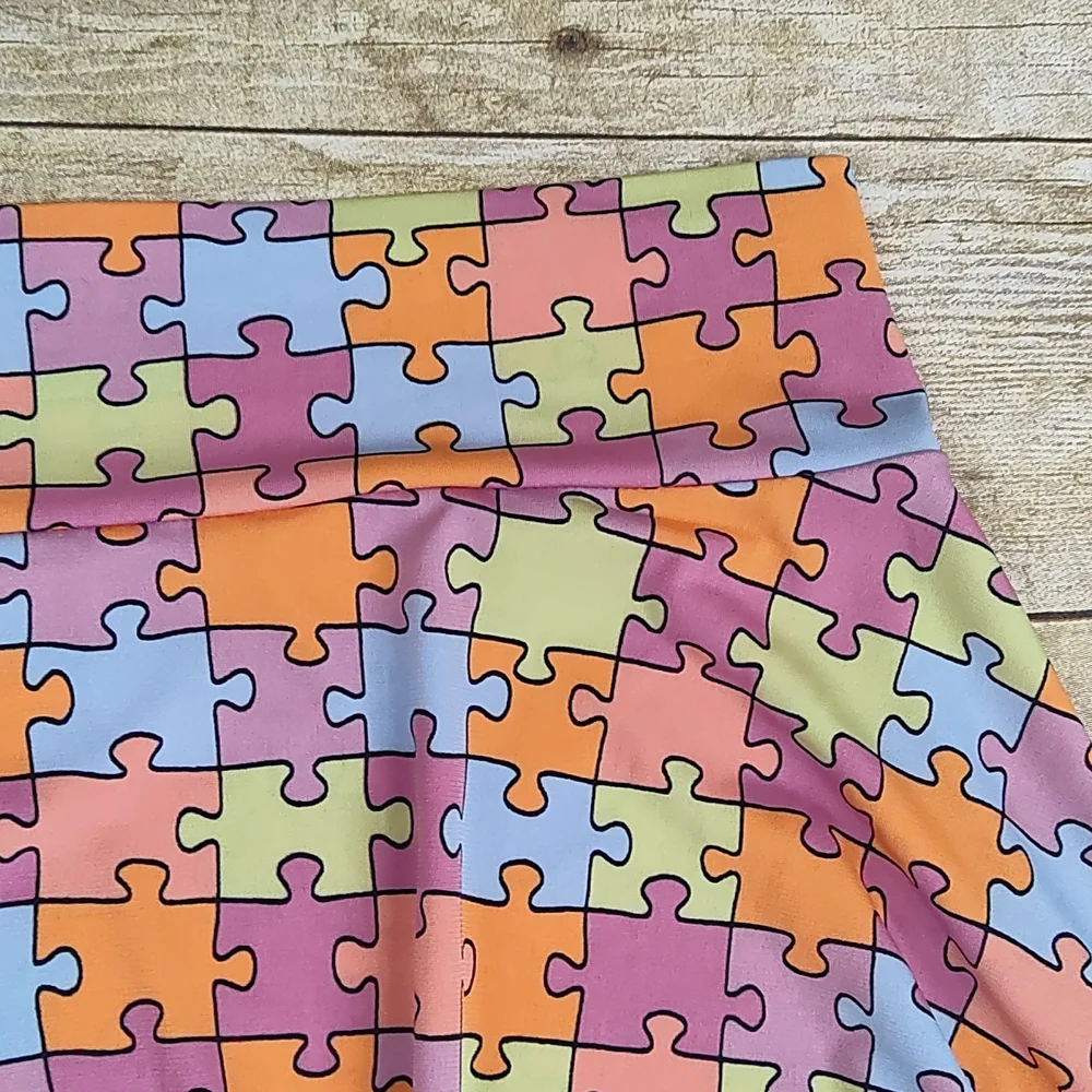 LuLaRoe Azure Puzzle Skirt
